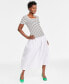 ფოტო #1 პროდუქტის Women's Knit Square-Neck Top, Created for Macy's