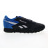 Фото #2 товара Reebok Classic Leather Mens Black Suede Lace Up Lifestyle Sneakers Shoes