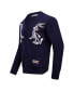 Фото #2 товара Men's Navy Looney Tunes Bugs Back to Back Cardigan