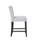 Фото #4 товара 24" Linen Fabric Tufted Counter Stool