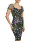 Фото #4 товара kensi Women's Floral Embroidered Mesh Dress