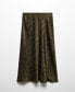 ფოტო #6 პროდუქტის Women's Printed Satin Skirt