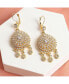 ფოტო #2 პროდუქტის Women's Gold Regal Drop Earrings