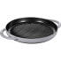 Staub Grill Round 26 CM Grafitowa Patelnia Grillowa Żeliwna