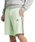 ფოტო #1 პროდუქტის Men's 3-Stripes 10" Fleece Shorts