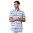 ფოტო #4 პროდუქტის Mens' Short Sleeve Linen Button Down Shirt