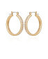 Фото #1 товара Серьги T Tahari Gold-Tone Hoop