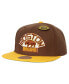 Фото #1 товара Men's Brown, Gold Boston Bruins 100th Anniversary Collection 60th Anniversary Snapback Hat
