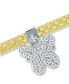 ფოტო #3 პროდუქტის Cubic Zirconia Butterfly Charm Bismark Chain Bracelet, Created for Macy's