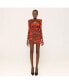 Фото #1 товара Women's Printed Mini Dress