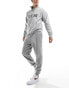 ASOS DESIGN tapered joggers in grey marl