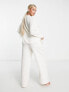 Фото #3 товара ASOS DESIGN Maternity exclusive lounge borg sweat & trouser set in cream