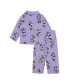 ფოტო #2 პროდუქტის Toddler Girl Long Sleeve Collared 2-Piece Set