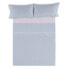 Фото #1 товара Постельное белье Комплект Alexandra House Living Greta Blue King size 4 Предмета