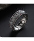 Фото #3 товара Women's Oxidised Bangle Bracelet