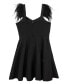 Big Girls Feather Shoulder Party Dress