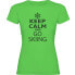 ფოტო #1 პროდუქტის KRUSKIS Keep Calm And Go Skiing short sleeve T-shirt