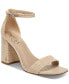 ფოტო #1 პროდუქტის Women's Daniella Two-Piece Block-Heel Sandals