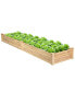 Wooden Vegetable Raised Garden Bed Backyard Patio Grow Flowers Planter