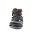 Фото #3 товара Bed Stu Capriana F373037 Womens Gray Leather Hook & Loop Strap Sandals Shoes 6