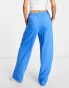 Фото #3 товара ONLY straight leg trouser in bright blue