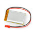 Фото #1 товара Akyga Li-Pol cell 1500mAh 1S 3,7V - JST-BEC connector + socket - 50x34x8mm