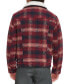 Men's Plaid Fleece-Lined Trucker Jacket