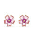 ფოტო #1 პროდუქტის Crystal Flower Florere Stud Earrings