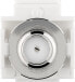 Фото #1 товара Разъем Coaxial Goobay 79938 - Flat - White Weitronic 79938 - Flat - White - Coaxial - F connector - Female - Female