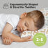 Jumbo Toddler Pillow with Pillowcase, 14X20 Soft Organic Toddler Pillows for Sleeping, Kids Travel Pillow