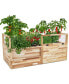 Фото #1 товара Raised Garden Bed, Elevated Herb Planter for Growing Fresh Herbs