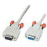 Lindy RS232 Cable 9P-SubD M/F 10m - White - 9 Way D - DB-9 - Male - Female - CGA/EGA