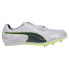 Фото #1 товара Puma Evospeed Long Jump 9 Track Mens White Sneakers Athletic Shoes 376317-01