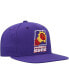 Фото #5 товара Men's Purple Phoenix Suns Hardwood Classics MVP Team Ground 2.0 Fitted Hat