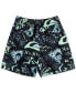 Фото #1 товара Little Boys Youth Next Gen Volley 12" Drawstring Swim Trunk