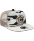Men's White Chicago Cubs Chrome Camo A-Frame 9FIFTY Trucker Snapback Hat