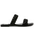 ფოტო #6 პროდუქტის Women's Jocee Double Band Braided Slide Flat Sandals