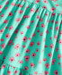 ფოტო #3 პროდუქტის Toddler Girls Doodle Daisies Floral-Print Tiered Dress With Scrunchie, Created for Macy's