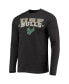 Men's Green, Heathered Charcoal South Florida Bulls Meter Long Sleeve T-shirt and Pants Sleep Set