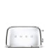 Фото #1 товара SMEG Four Slice Toaster Stainless Steel TSF02SSEU - 4 slice(s) - Chrome - Steel - Buttons - Level - Rotary - China - 1500 W