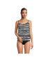 Фото #18 товара Women's Chlorine Resistant Blouson Tankini Swimsuit Top