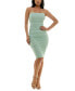 Фото #1 товара Платье женское B Darlin сетчатое с блестками и драпировкой