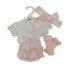 Фото #1 товара Одежда для кукол Berjuan Polool Pink Circles Plus White T-Shirt Point