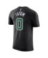 Фото #2 товара Men's Jayson Tatum Black Boston Celtics 2022/23 Statement Edition Name and Number T-shirt