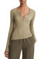 Фото #1 товара Vince Ribbed Cashmere & Silk-Blend Henley Women's Xxs