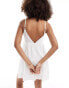 Фото #3 товара Rhythm classic tiered beach mini dress in white