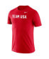 Фото #2 товара Men's Red Team USA Legend Performance T-shirt