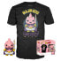 FUNKO Majin Buu Exclusive Dragon Ball Z POP And Short Sleeve T-Shirt