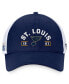 Men's Navy/White St. Louis Blues Free Kick Trucker Adjustable Hat