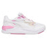 Фото #2 товара Puma XRay Speed Logomania Lace Up Womens White Sneakers Casual Shoes 387064-03